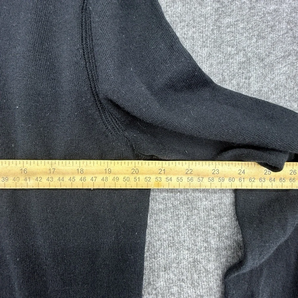 Theory Mens Riland P Harman‎ Merino Wool Sweater Black Size Large Quiet Luxury